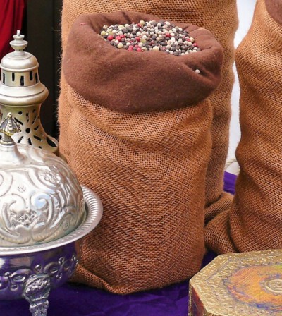 Bunter Pfeffer über Venedig aus dem fernen Orient bezogen